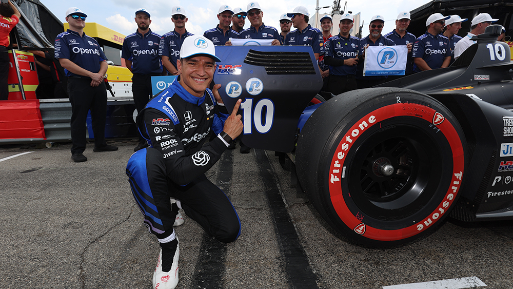 Alex Palou Finds Even More Speed To Win Mid-Ohio Pole