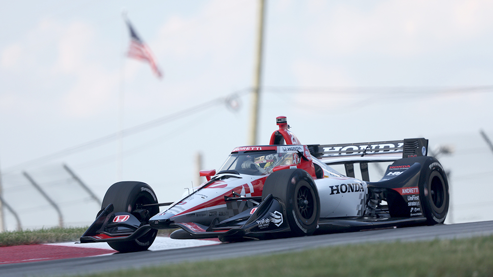 Kyle Kirkwood Keeps Pressure on by Leading Mid-Ohio Practice