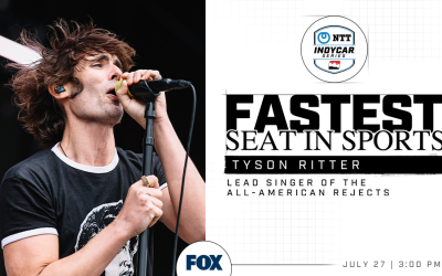 All-American Rejects’ Tyson Ritter to Ride in Fastest Seat in Sports All-American Rejects' Tyson Ritter to Ride in Fastest Seat in Sports