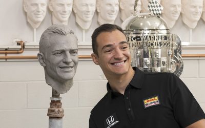 Palou Faces Reality of Racing Immortality With Visit to Studio